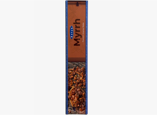 Благовония  "Myrrh" (Мирт Премиум) Premium Incense Sticks15 г, Satya фото 2
